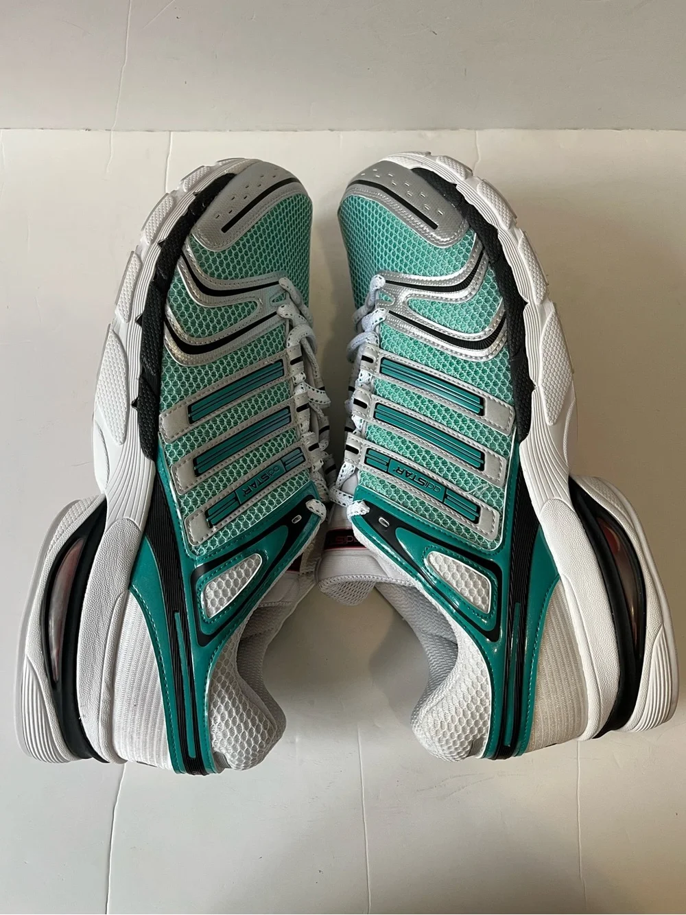 Adidas Adistar Control 5 sneakers green Silver Running Shoes men’s size 16